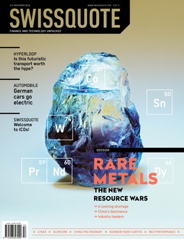 Rare Metals - The new resource wars
